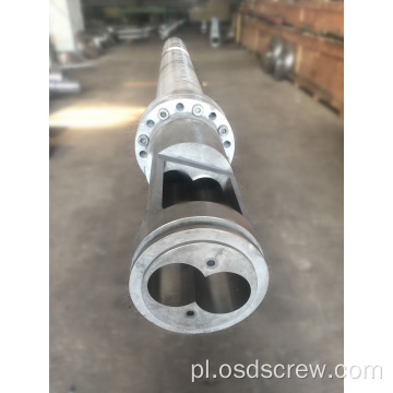 cylinder śrubowy do Bausano MD 125/30 PLUS Równoległe podwójne podwójne śruby cylinder-PVC PROFIL RUR bimetaliczny